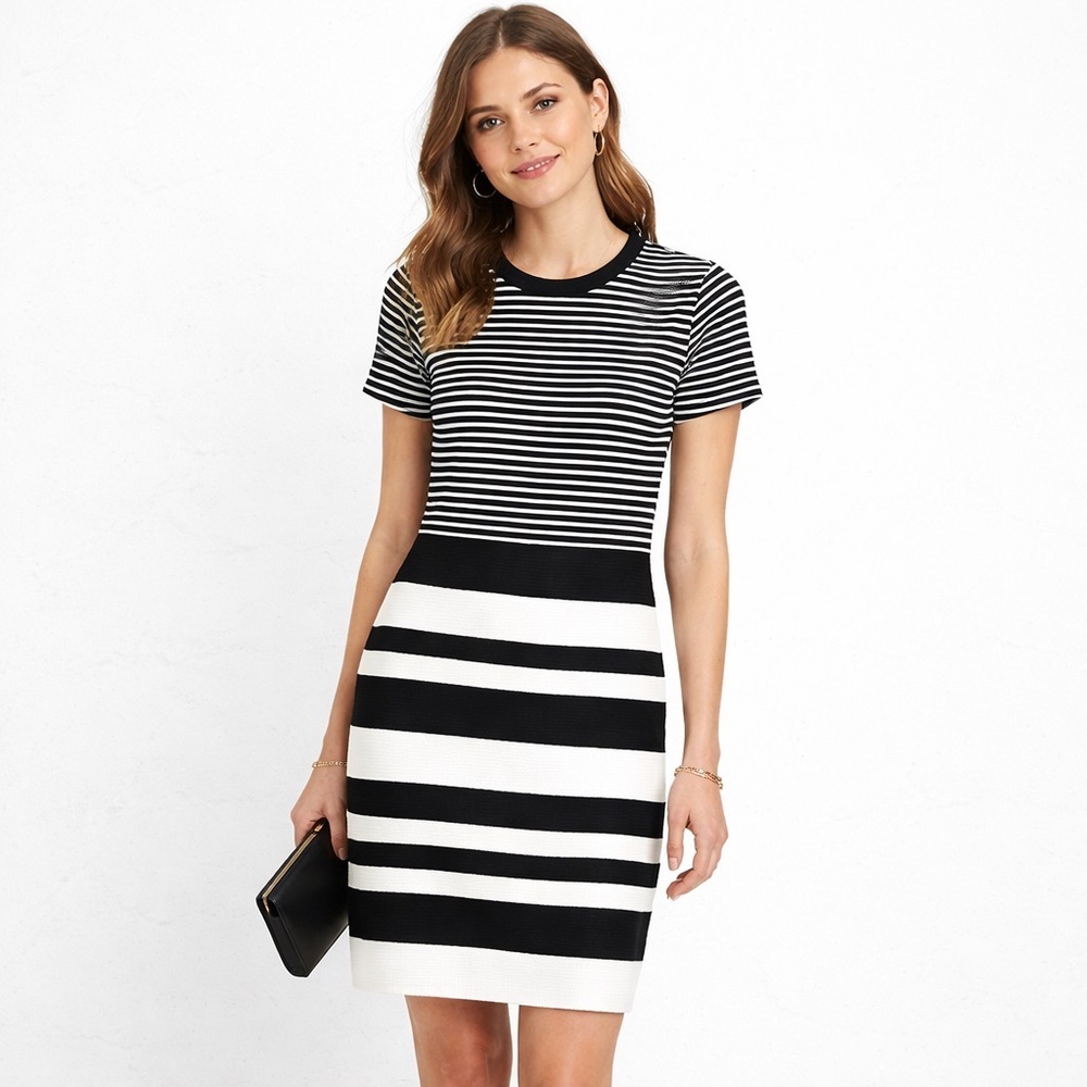 [Loft] Striped Tee Dress